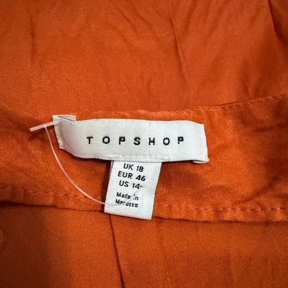 Topshop Burnt Orange Maxi Skirt - Picture 5 of 6